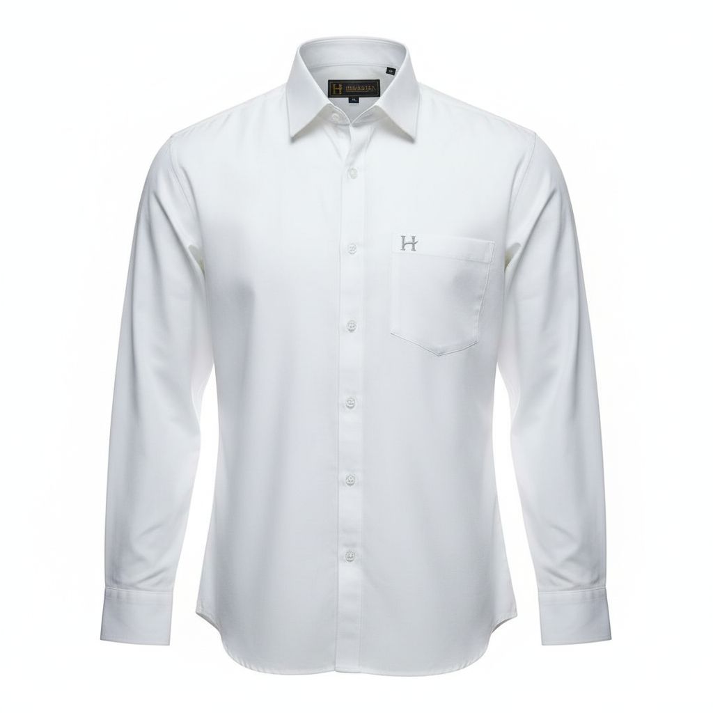 Hevastra White Oxford Shirt