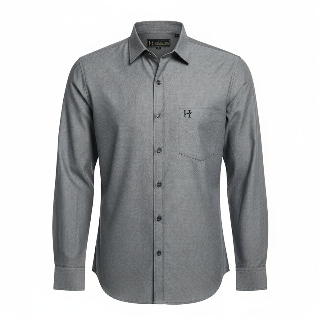 Hevastra Oxford Grey Shirt