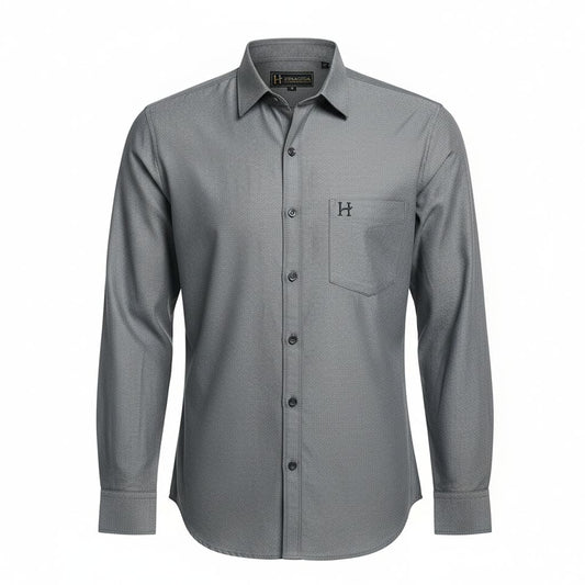 Hevastra Oxford Grey Shirt